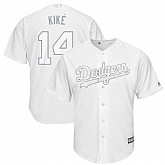Dodgers 14 Enrique Hernandez Kike White 2019 Players' Weekend Player Jersey Dzhi,baseball caps,new era cap wholesale,wholesale hats